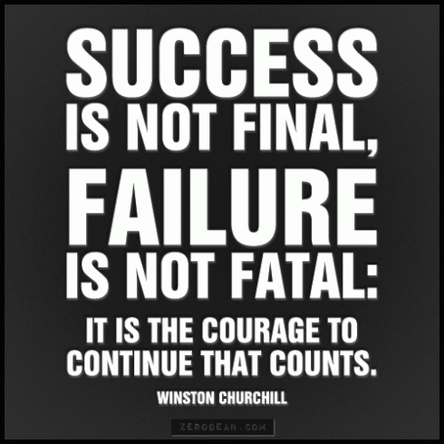 The new mind gained only from “failing successfully” – Just like with Sport practice makes perfect in failure an exploratory on the merits of failure.